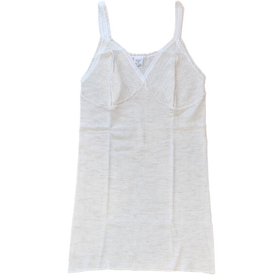 Women's tank top in wool blend, narrow shoulder strap, breast form Gicipi 105 tg 4-7
